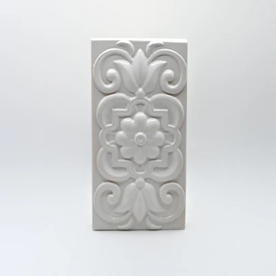 Изразец каминный, вставка