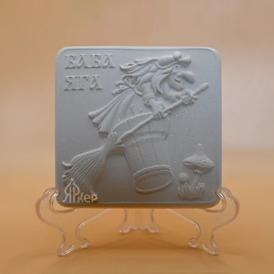 Изразец для росписи "Баба Яга"