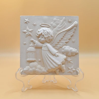 Изразец для росписи "Ангел"