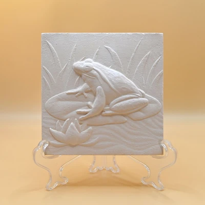 Изразец для росписи "Лягушка"